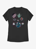 Star Wars The Dark Side Patches Style  Womens T-Shirt