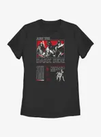 Star Wars The Dark Side Infograph Womens T-Shirt