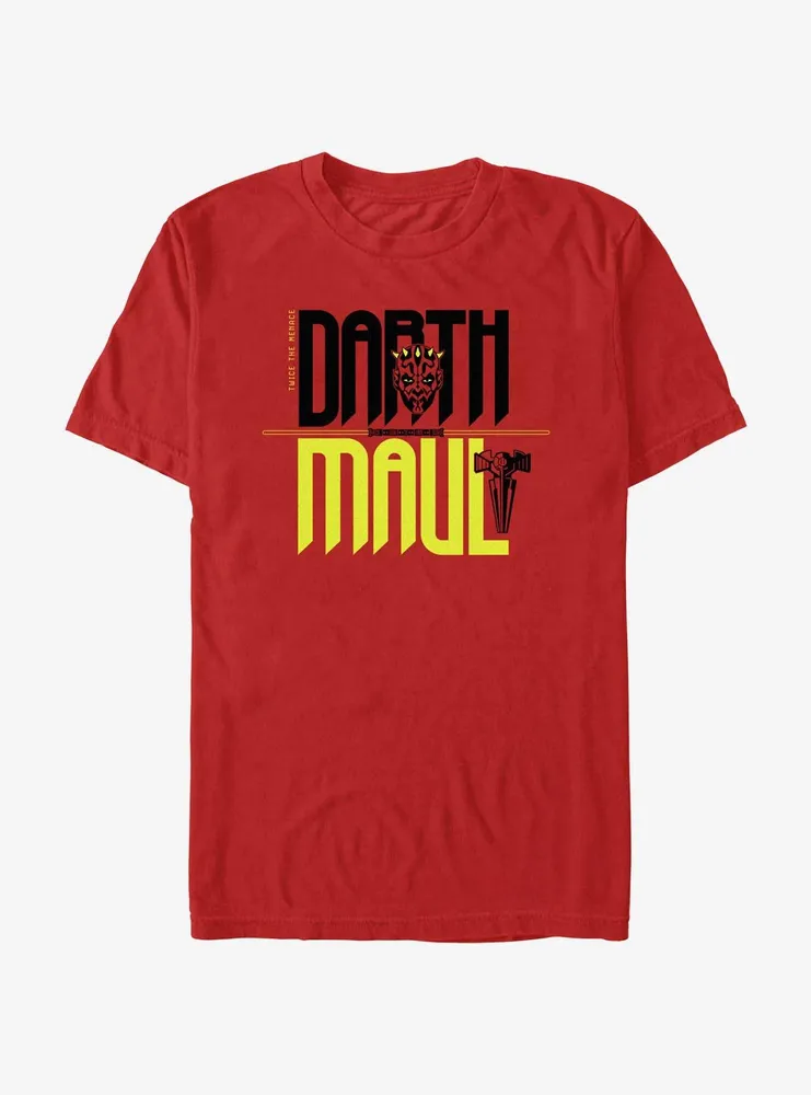 Star Wars Twice The Menace Darth Maul T-Shirt