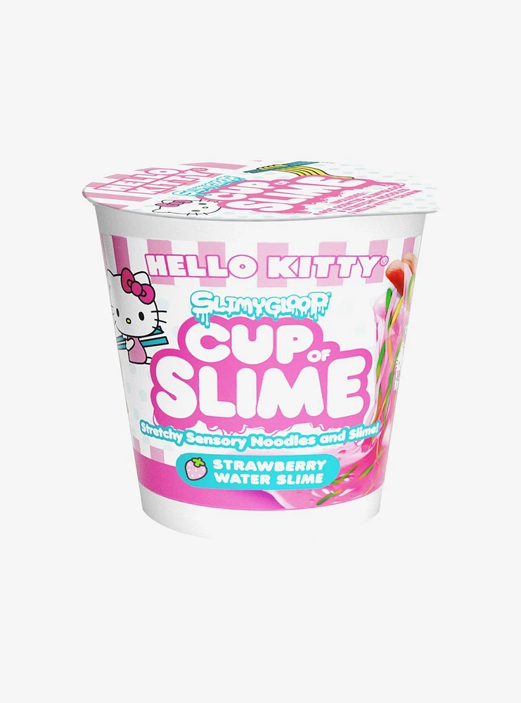 Slimygloop Hello Kitty Strawberry Cup Of Slime