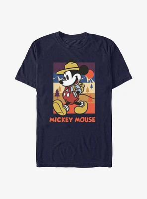 Disney Mickey Mouse Sunset Walking T-Shirt