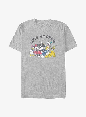 Disney Mickey Mouse & Friends Love My Crew T-Shirt