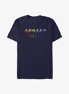 Disney Mickey Mouse Rainbow Steps T-Shirt