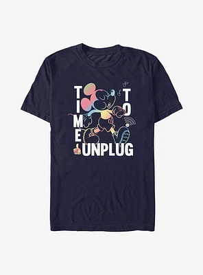Disney Mickey Mouse Time To Unplug T-Shirt