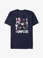 Disney Mickey Mouse Time To Unplug T-Shirt