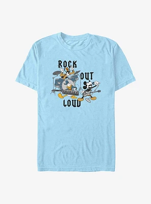 Disney Mickey Mouse, Goofy & Donald Rock Out Loud T-Shirt