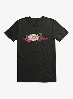 Zoey 101 Palm Trees and Hibiscus T-Shirt