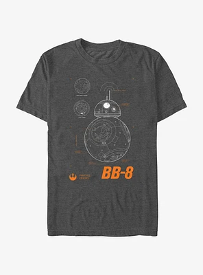 Star Wars BB-8 Plans T-Shirt
