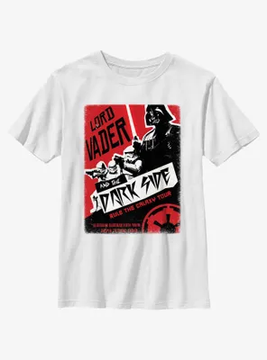 Star Wars Lord Vader And The Dark Side Tour Youth T-Shirt