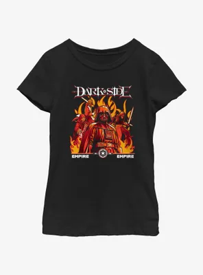 Star Wars Dark Side Empire Group Youth Girls T-Shirt