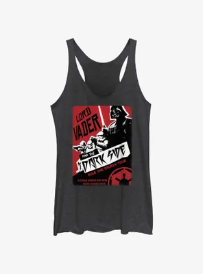 Star Wars Lord Vader And The Dark Side Tour Womens Tank Top