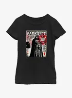 Star Wars Dark Side Zine Cover Youth Girls T-Shirt