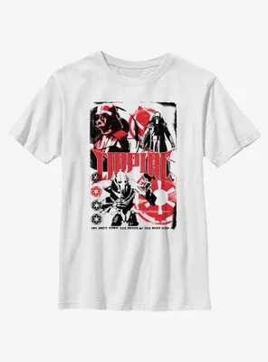 Star Wars The Dark Side Empire Collage Poster Youth T-Shirt