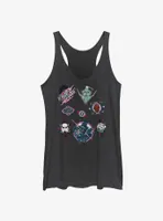 Star Wars The Dark Side Patches Style  Womens Tank Top