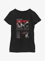 Star Wars The Dark Side Infograph Youth Girls T-Shirt