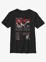 Star Wars The Dark Side Infograph Youth T-Shirt