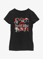 Star Wars Dark Side Grid Youth Girls T-Shirt