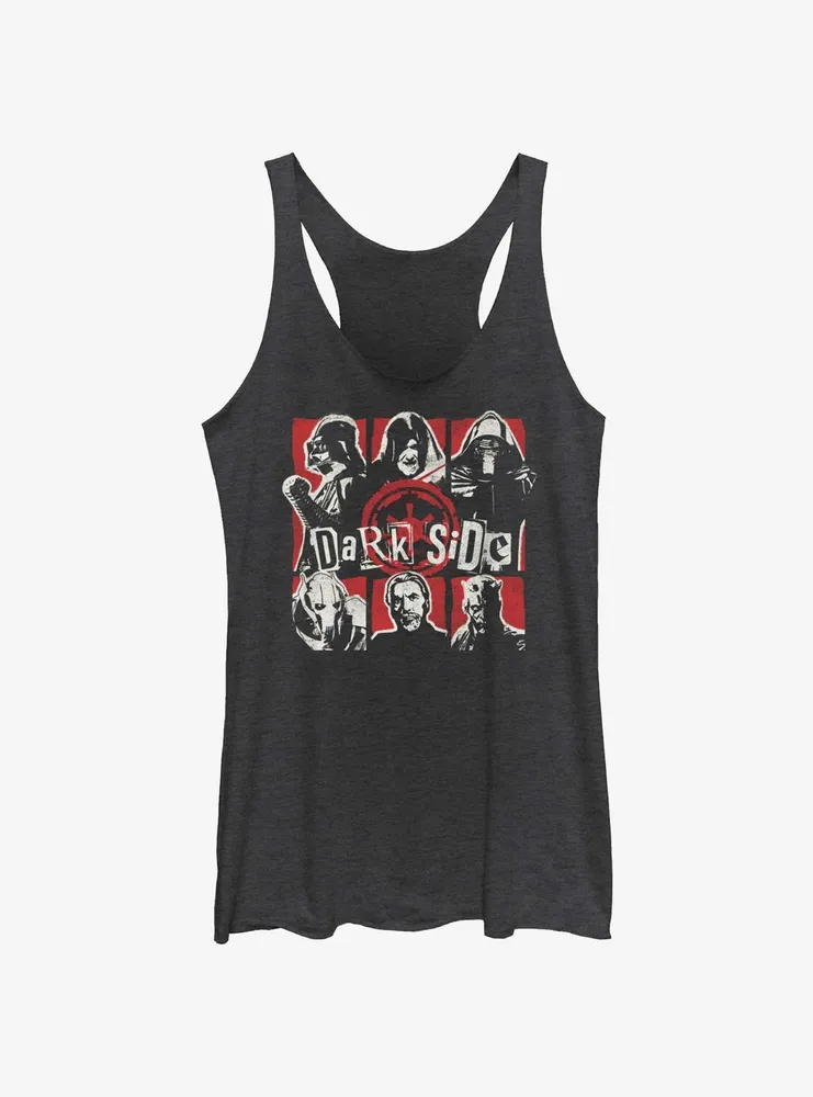 Star Wars Dark Side Grid Womens Tank Top