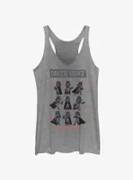 Star Wars Darth Vader Pose Collage Womens Tank Top