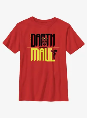 Star Wars Twice The Menace Darth Maul Youth T-Shirt