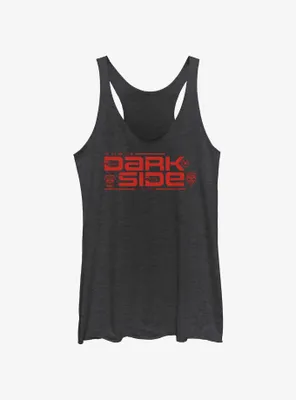 Star Wars The Dark Side Logo Womens Tank Top