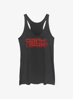 Star Wars The Dark Side Logo Womens Tank Top