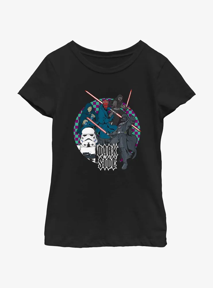 Star Wars Dark Side Ensemble Youth Girls T-Shirt