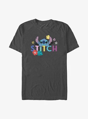 Disney Lilo & Stitch Flowers Aloha T-Shirt