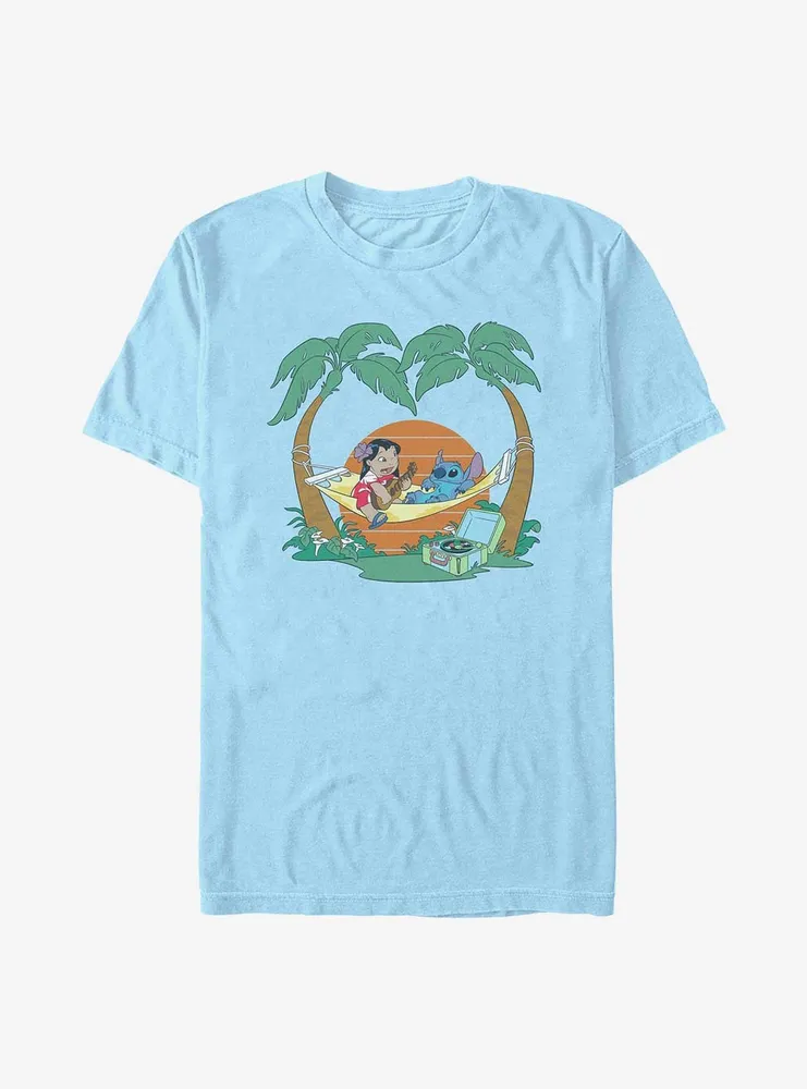 Disney Lilo & Stitch Sunset Serenade T-Shirt