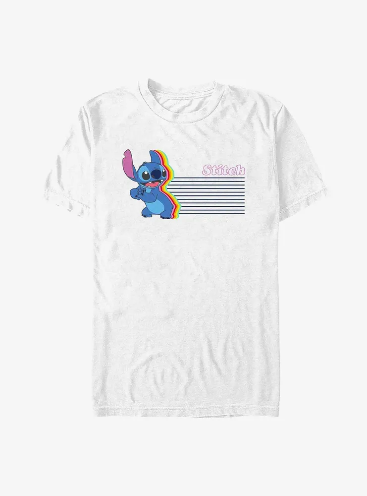 Disney Lilo & Stitch Rainbow Repeat T-Shirt