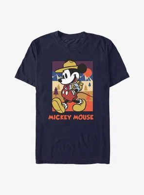 Disney Mickey Mouse Sunset Walking T-Shirt