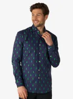 TreeDee Long Sleeve Button-Up Shirt