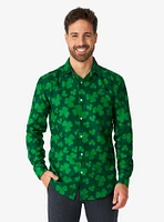 St. Pats Green Long Sleeve Button-Up Shirt