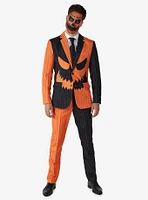 Jack-O Pinstripe Black Suit