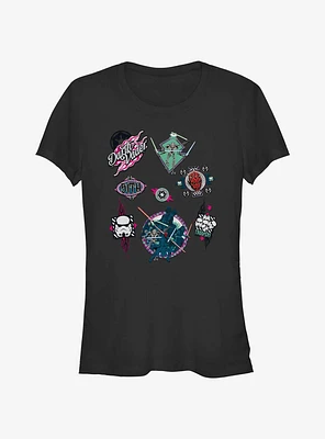 Star Wars Year of the Dark Side Bomber Patches Girls T-Shirt