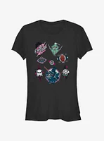 Star Wars Year of the Dark Side Bomber Patches Girls T-Shirt