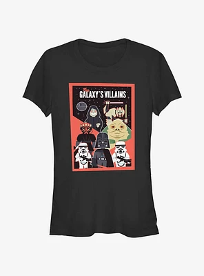 Star Wars Year Of The Dark Side Villains Galaxy Girls T-Shirt
