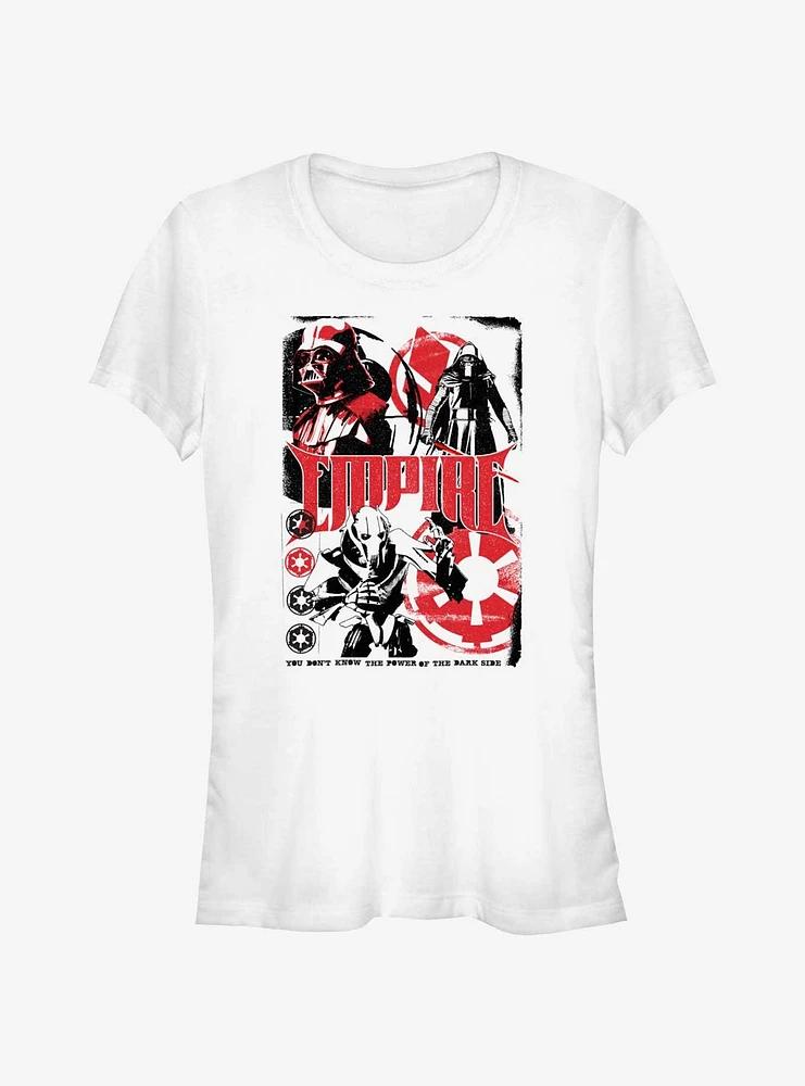 Star Wars Year of the Dark Side Empire Collage Poster Girls T-Shirt