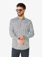 Discoballer Long Sleeve Button-Up Shirt