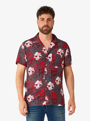 Friday the 13th Short Sleeve Button-Up Shirt