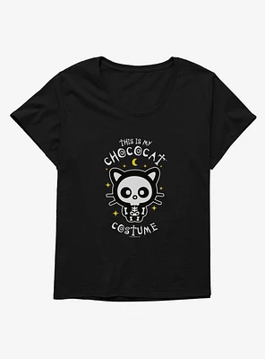 Hello Kitty And Friends Chococat Skeleton Costume Girls T-Shirt Plus
