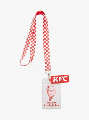 KFC Checkered Print Lanyard - BoxLunch Exclusive