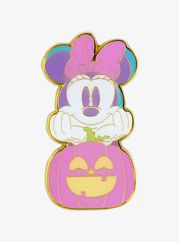 Loungefly Disney Minnie Mouse Pastel Pumpkin Enamel Pin - BoxLunch Exclusive