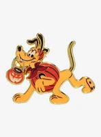 Loungefly Disney Pluto Pumpkin Trick or Treat Enamel Pin — BoxLunch Exclusive