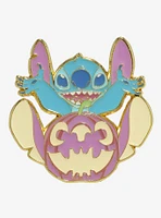 Loungefly Disney Lilo & Stitch Pumpkin Stitch Pastel Enamel Pin — BoxLunch Exclusive