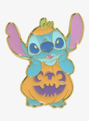 Loungefly Disney Lilo & Stitch Pumpkin Stitch Enamel Pin — BoxLunch Exclusive