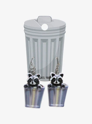 Thorn & Fable Raccoon Trash Earrings