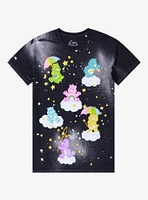 Care Bears Group Cloud Grey Bleached Boyfriend Fit Girls T-Shirt