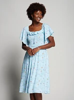 Disney Cinderella Blue Smocked Midi Dress - BoxLunch Exclusive