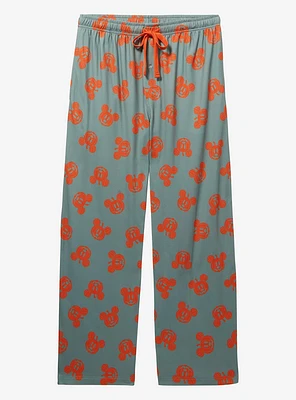 Disney Mickey Mouse Pumpkin Allover Print Sleep Pants — BoxLunch Exclusive